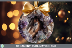 GorgeousAnimals Geode Wall Ornament design.