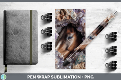 GorgeousAnimals Geode Wall Pen Wrap design.