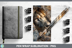GorgeousAnimals Geode Wall Pen Wrap design.
