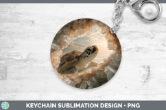 GorgeousAnimals Geode Wall Keychain design.