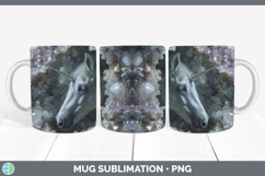 GorgeousAnimals Geode Wall Mug Wrap design.
