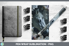 GorgeousAnimals Geode Wall Pen Wrap design.