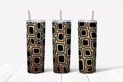 Animals gold sublimation Skinny tumbler wrap design