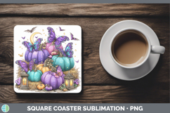 GorgeousAnimals Halloween Square Coaster design.