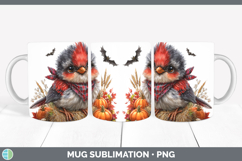 GorgeousAnimals Halloween Mug Wrap design.