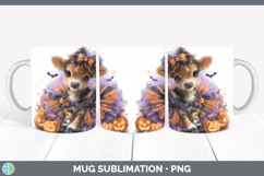 GorgeousAnimals Halloween Mug Wrap design.
