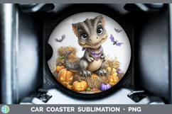 GorgeousAnimals Halloween Car Coaster design.