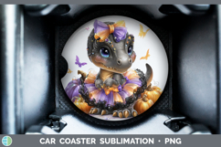 GorgeousAnimals Halloween Car Coaster design.