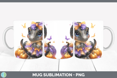 GorgeousAnimals Halloween Mug Wrap design.
