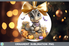 GorgeousAnimals Halloween Ornament design.