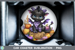 GorgeousAnimals Halloween Car Coaster design.