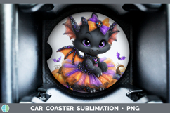 GorgeousAnimals Halloween Car Coaster design.