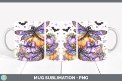 GorgeousAnimals Halloween Mug Wrap design.