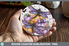 GorgeousAnimals Halloween Round Coaster design.