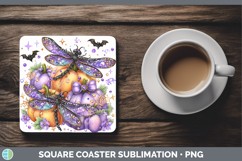 GorgeousAnimals Halloween Square Coaster design.