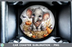 GorgeousAnimals Halloween Car Coaster design.