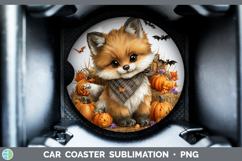 GorgeousAnimals Halloween Car Coaster design.