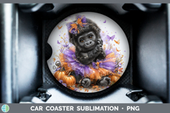 GorgeousAnimals Halloween Car Coaster design.