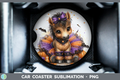 GorgeousAnimals Halloween Car Coaster design.