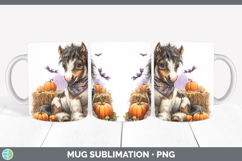 GorgeousAnimals Halloween Mug Wrap design.