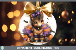 GorgeousAnimals Halloween Ornament design.