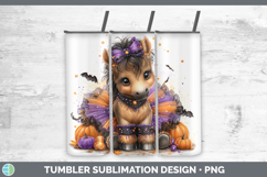 GorgeousAnimals Halloween Tumbler design.