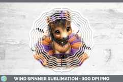 GorgeousAnimals Halloween Wind Spinner design.