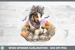 GorgeousAnimals Halloween Wind Spinner design.