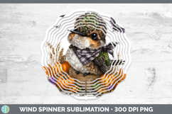 GorgeousAnimals Halloween Wind Spinner design.