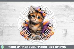 GorgeousAnimals Halloween Wind Spinner design.