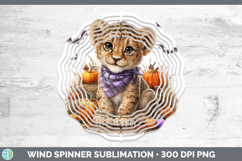 GorgeousAnimals Halloween Wind Spinner design.
