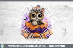 GorgeousAnimals Halloween Wind Spinner design.