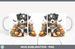 GorgeousAnimals Halloween Mug Wrap design.