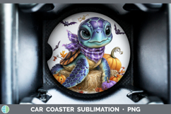 GorgeousAnimals Halloween Car Coaster design.
