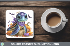 GorgeousAnimals Halloween Square Coaster design.
