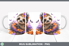 GorgeousAnimals Halloween Mug Wrap design.