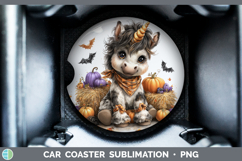 GorgeousAnimals Halloween Car Coaster design.