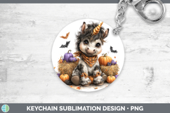 GorgeousAnimals Halloween Keychain design.