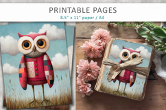 animal illustrations for kids, junk journal pages Product Image 3