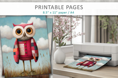 animal illustrations for kids, junk journal pages Product Image 4