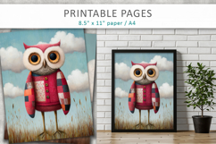animal illustrations for kids, junk journal pages Product Image 6