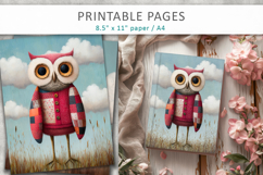 animal illustrations for kids, junk journal pages Product Image 7
