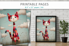printable animal illustrations for kids, cute animal pages Product Image 6