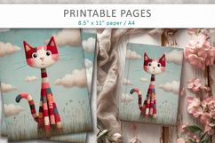 printable animal illustrations for kids, cute animal pages Product Image 7