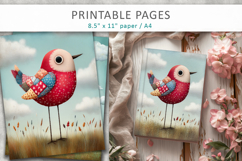 cute animal junk journal printable pages Product Image 7