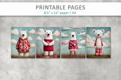 printable animal illustrations for kids, animal poster Product Image 2