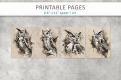 forest animal illustrations, junk journal Product Image 2