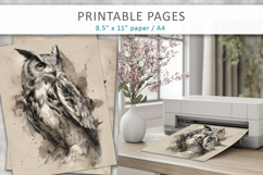 forest animal illustrations, junk journal Product Image 3