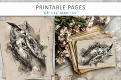 forest animal illustrations, junk journal Product Image 6