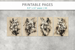 ink forest animals printable Product Image 2